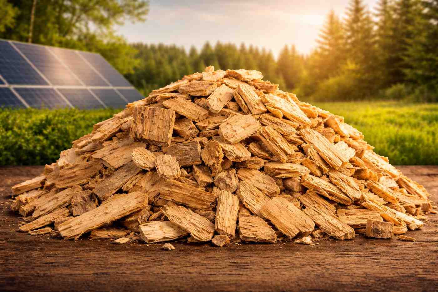 wood chips